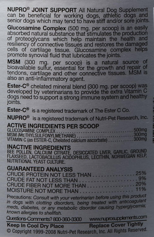 Nupro (20 lbs Joint Support for Dogs