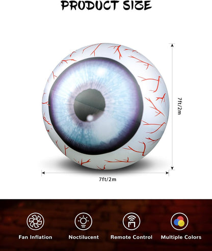 Halloween outdoor large inflatable eyeball decoration