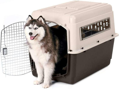 Petmate Ultra Vari Dog Kennel for Extra Large Dogs (Durable, Heavy Duty Dog Travel Crate, Made with Recycled Materials, 48 in. Long) 90 to 125 lbs, Made in USA