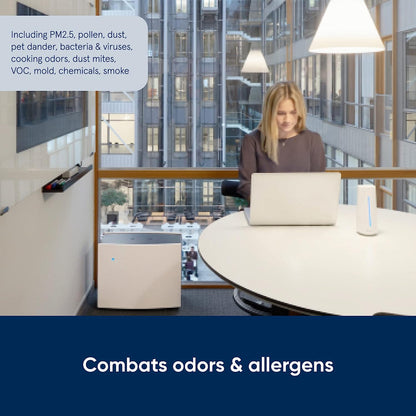 BLUEAIR Pro Air Purifier for Allergies Mold Smoke Dust Removal in XL Office Spaces and Lobbies, Pro XL, White
