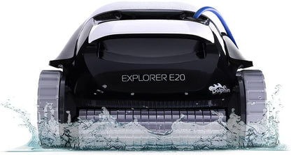 Robotic Pool Vacuum Cleaner All Pools up to 30 FT - Scrubber Brush Easy Top Load Filters