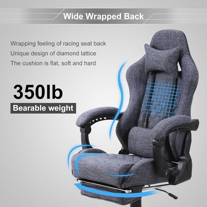 Classic PU Leather Large and Tall Ergonomic Computer Chair