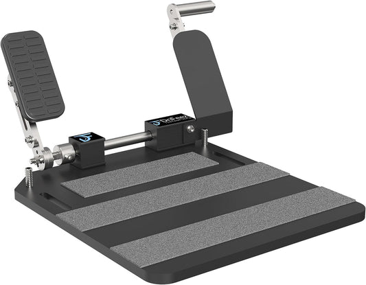 Portable left foot accelerator gas pedal LFGP secures driving aid