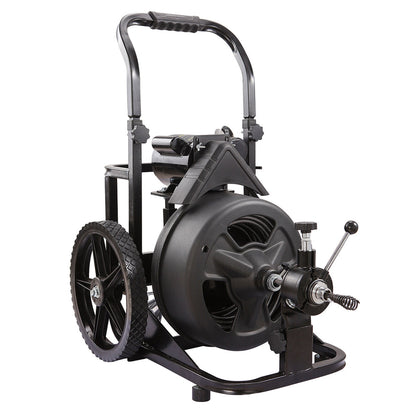 XtremepowerUS 45078 45078 Drain Snake Commercial w/Attachments 100' Electric Sewer