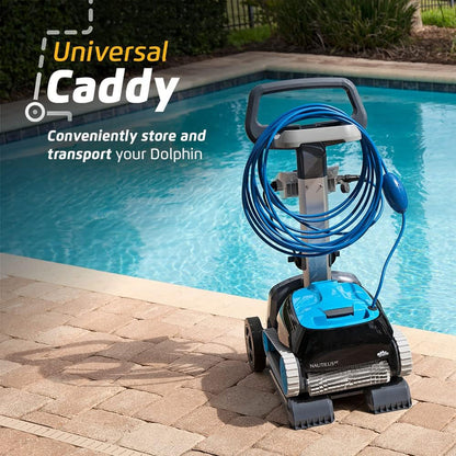 Dolphin Nautilus CC Robotic Pool Vacuum Cleaner All Pools up to 33 FT - Wall Climbing Scrubber Brush
