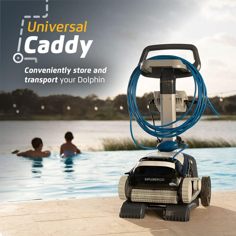 Robotic Pool Vacuum Cleaner All Pools up to 30 FT - Scrubber Brush Easy Top Load Filters