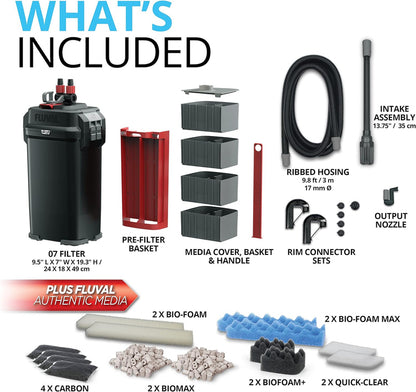 407 Perfomance Canister Filter - for Aquariums Up to 100 Gallons - Aquarium Canister Filter
