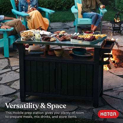 Keter Unity XL Portable Outdoor Table and Storage