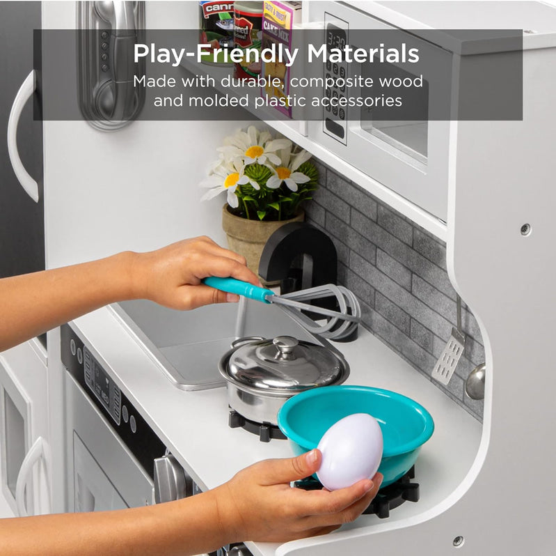 Best Pretend Kitchen Wooden Toy Set for Kids