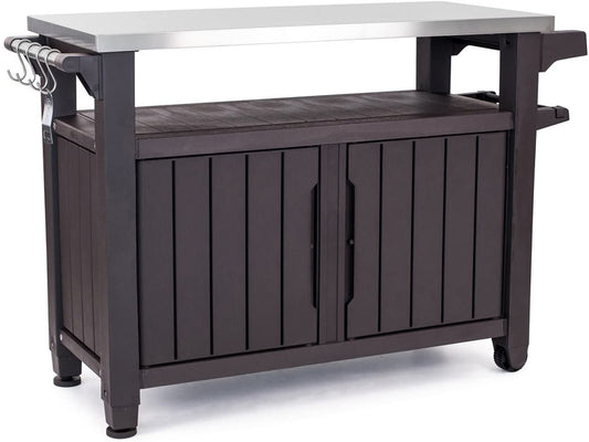 Keter Unity XL Portable Outdoor Table and Storage