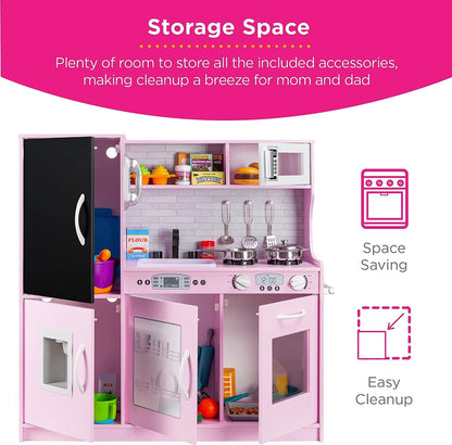 Best Pretend Kitchen Wooden Toy Set for Kids