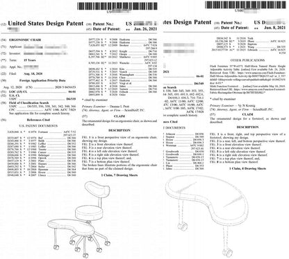 Pipersong Meditation Chair, Home Office Desk Chair, Cross Legged Chair with Lumbar Support and Adjustable Stool