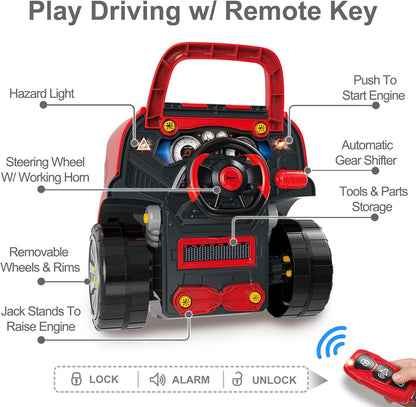 Truck engine toys, children's mechanical repair set