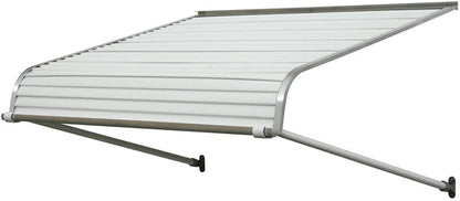 NuImage Awnings 60425 Series 2500 Aluminum Door Canopy with Support Arms
